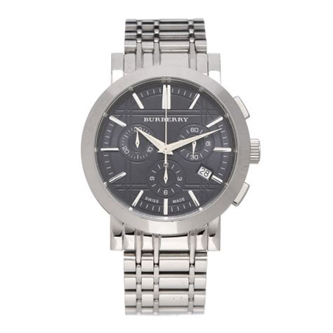 BURBERRY Stainless Steel 40mm Heritage Chronograph Quartz 